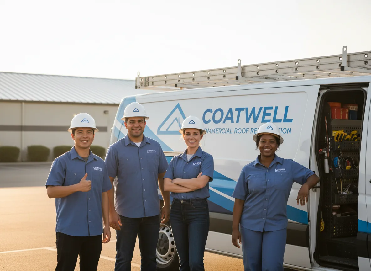 Commercial roof coating company in Spickard, MO